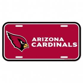 Placa de matrícula de los Arizona Cardinals