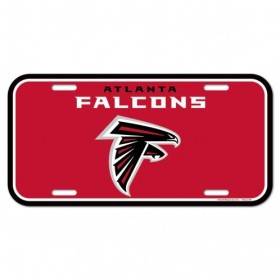 Placa de matrícula de los Atlanta Falcons