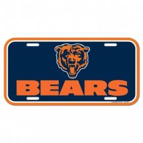 Plaque d'immatriculation des Chicago Bears