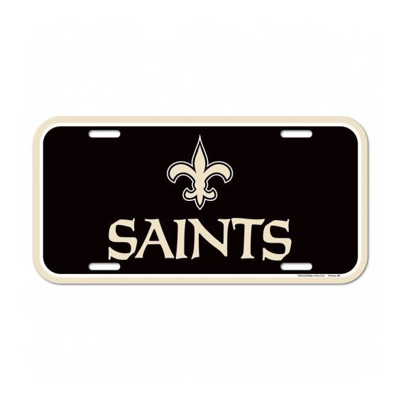 Plaque d'immatriculation New Orleans Saints