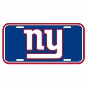 Plaque d'immatriculation des New York Giants