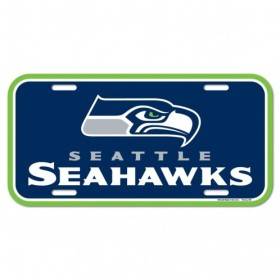 Placa de matrícula de los Seattle Seahawks