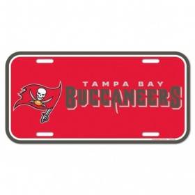 Placa de matrícula de los Tampa Bay Buccaneers