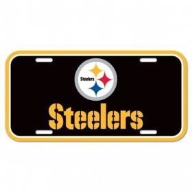 Placa de matrícula de los Pittsburgh Steelers