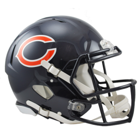 Chicago Bears Full-Size Riddell Revolution velocità casco autentico