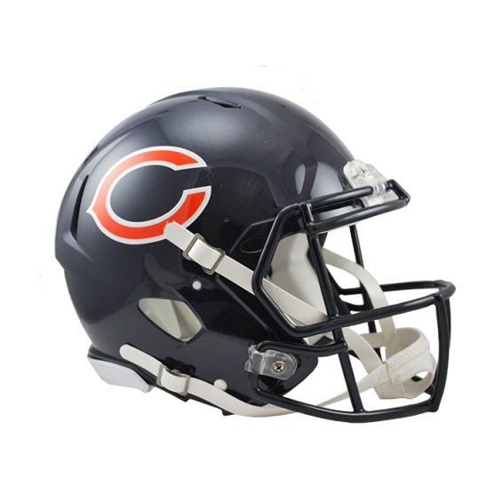 Chicago Bears Full-Size Riddell Revolution velocità casco autentico