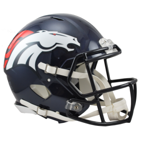 Casque authentique Riddell Revolution Speed taille réelle Denver Broncos