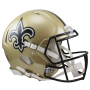 New Orleans Saints Full-Size Riddell Revolution Geschwindigkeit authentische Helm