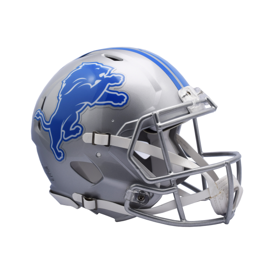 Detroit Lions Full-Size Riddell Revolution Speed Authentic Helmet