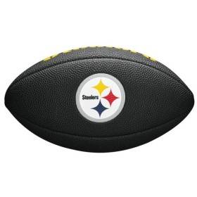 Mini balón de fútbol americano con el logotipo del equipo de la NFL - Pittsburgh Steelers