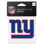 Décalcomanie du logo des New York Giants de 4 po x 4 po