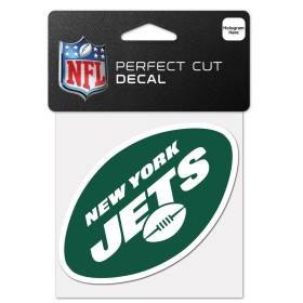 Calcomanía con el logotipo de los New York Jets de 4" x 4".
