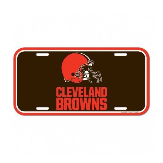 Placa de matrícula de los Cleveland Browns