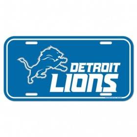 Plaque d'immatriculation des Detroit Lions