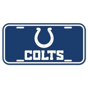 Placa de matrícula de los Indianapolis Colts