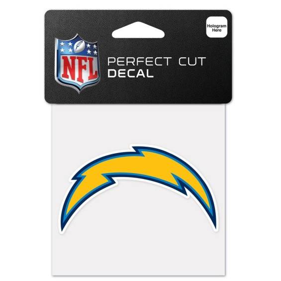 Los Angeles Chargers 4" x 4" Logo-Aufkleber