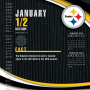 Pittsburgh Steelers Daily Box Calendar 2022