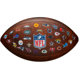 Balón de fútbol americano NFL 32 equipos - Adulto