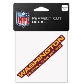 Washington Football Team 4" x 4" Logo Decal