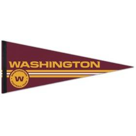 Banderín Premium Roll & Go del equipo de fútbol americano de Washington 12" x 30"