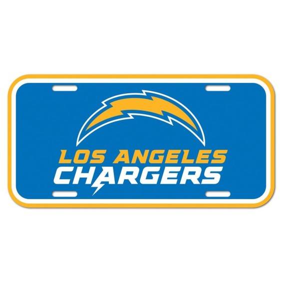 Placa de matrícula de los Chargers de Los Ángeles
