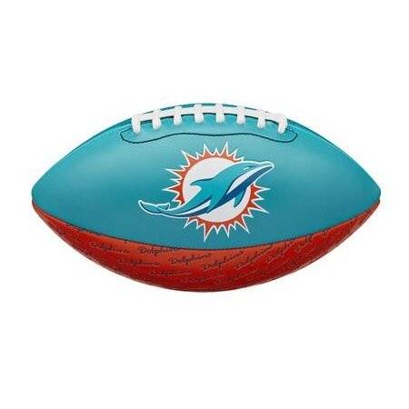 Miami Dolphins NFL Rugby Ball Helmet Pattern Personalized