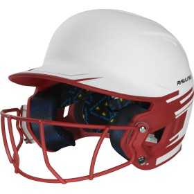 Rawlings MSB13S Mach Ice Softball Helm w/Maske