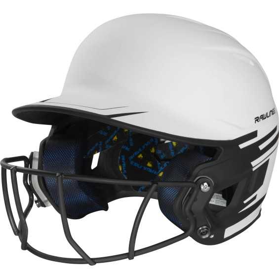 Rawlings MSB13S Mach Ice Softball Helm w/Maske