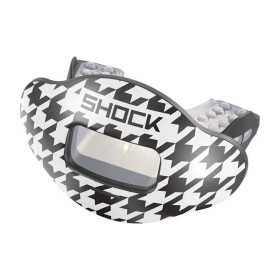 Shock Doctor Max Air Flow Lip Guard Print Black/White Hounds