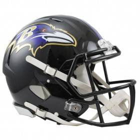 Baltimore Ravens Full-Size Riddell Revolution Speed-Authentic Replica-Helm