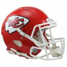 Kansas City Chiefs Full-Size Riddell Revolution Speed-Authentic Replica-Helm