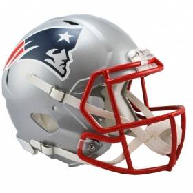 New England Patriots Full-Size Riddell Revolution Speed-Authentic Replica-Helm
