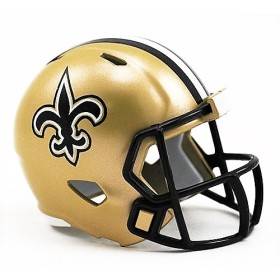 New Orleans Saints Riddell NFL Speed Pocket Pro Helmet